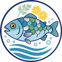 Icono de pescado fresco